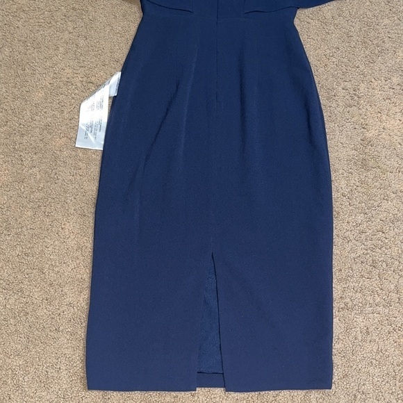 Dress The Population Louisa Butterfly Sleeve Cocktail Dress Navy XS - Picture 11 of 14